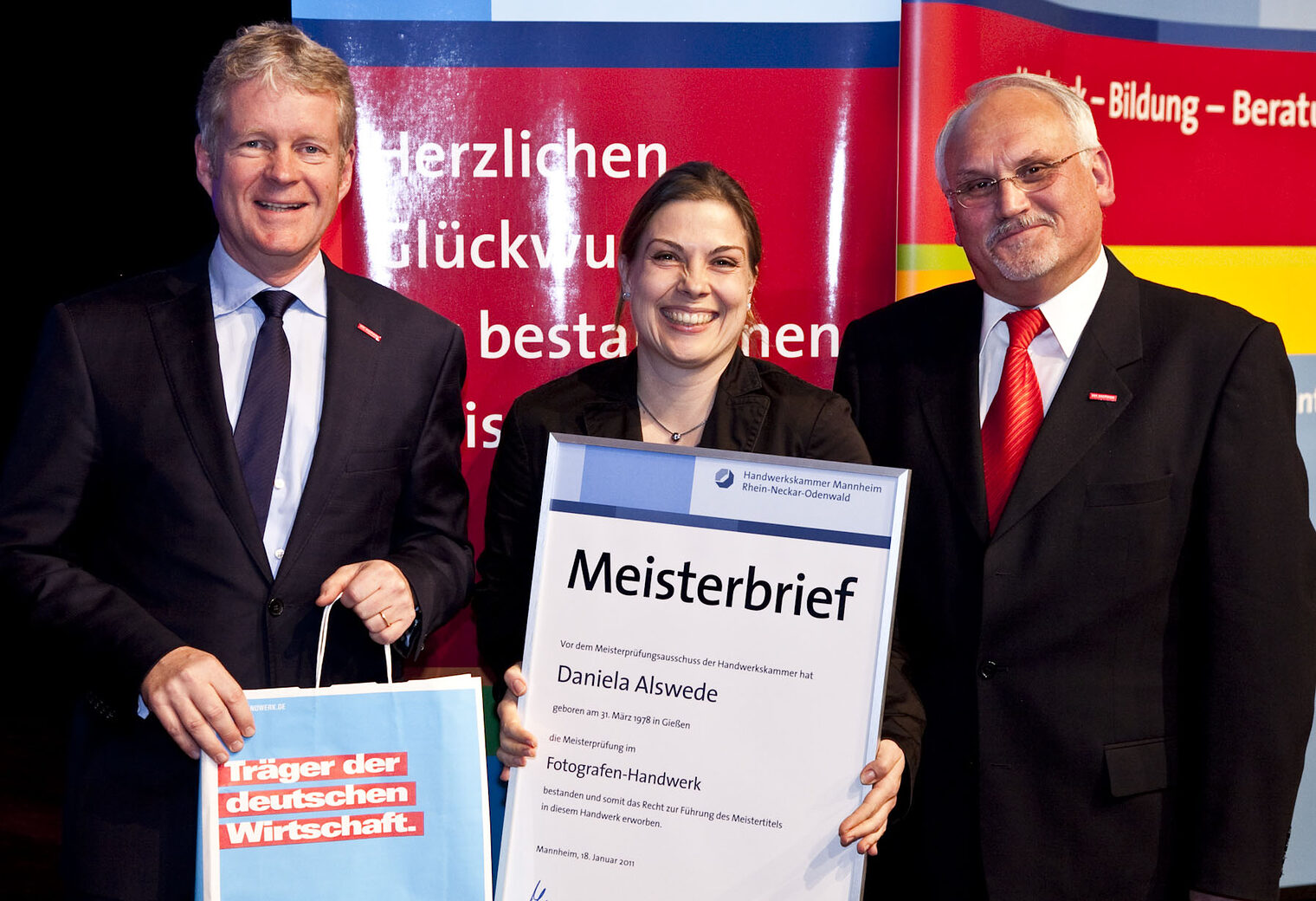 Jahresbeste im Fotografenhandwerk war Daniela Alswede Jahresbeste im Fotografenhandwerk war Daniela Alswede