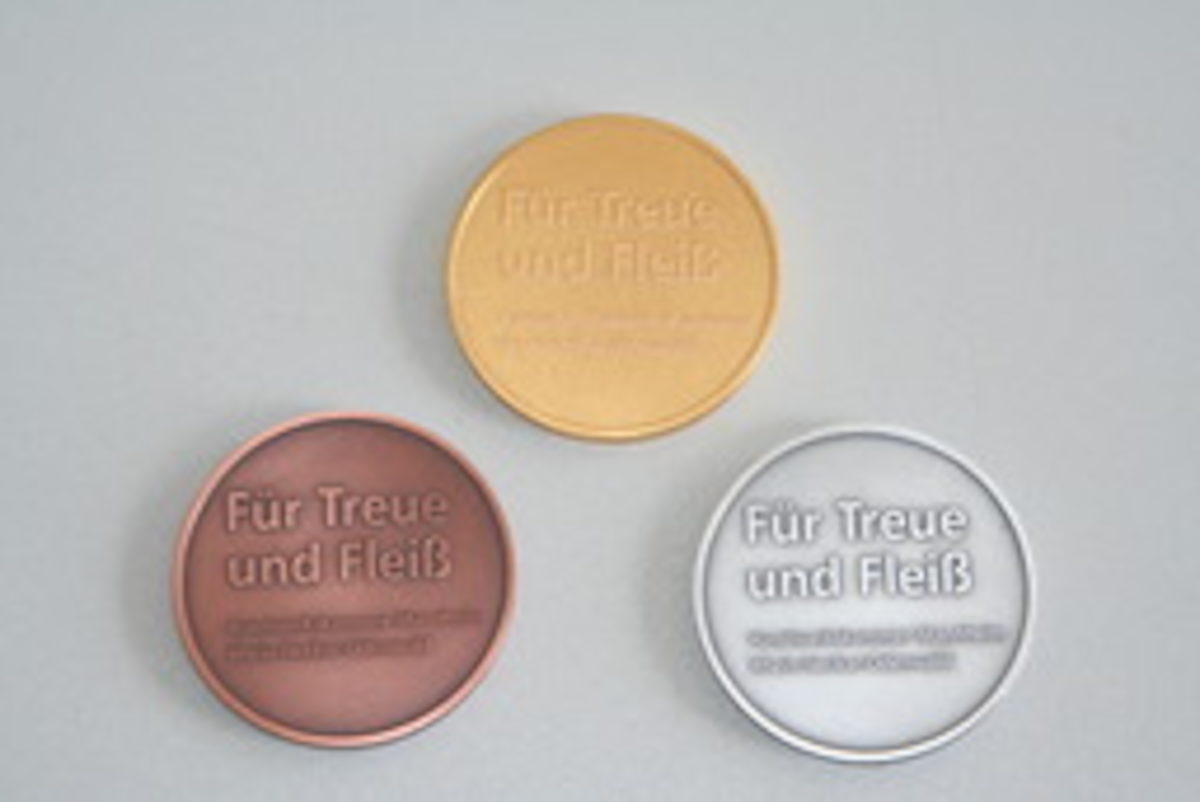 Medaillen Fur Betriebstreue Handwerkskammer Mannheim