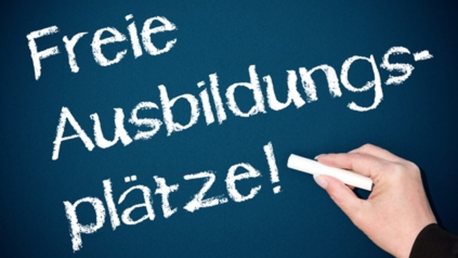 Text: Freie Ausbildungsplätze!