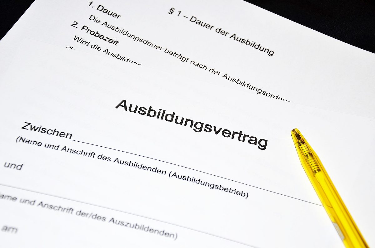 Ausbildungsvertrag Handwerkskammer Mannheim
