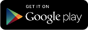 Schwarzes rechteckiges App-Icon mit der Aufschrift Get it on Google play