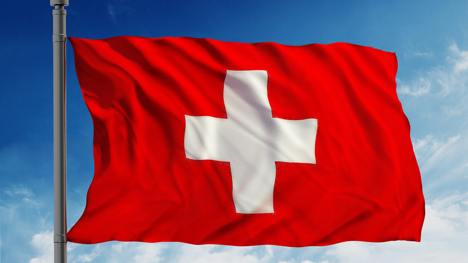 die Fahne der Schweiz 