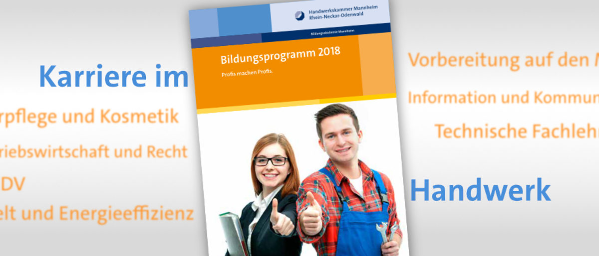 Staatlich Anerkannter Betriebswirt Des Handwerks Handwerkskammer Mannheim