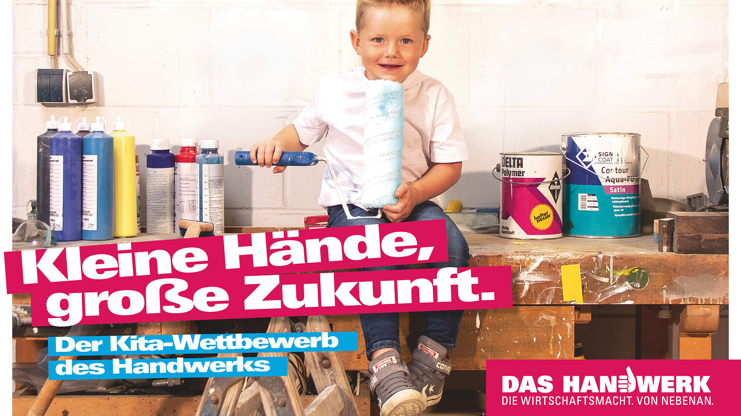 Wettbewerb, Kita, Kinder, Erzieher, AMH, Handwerk, Zukunft, Hände, 