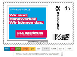 Briefmarke, Handwerk