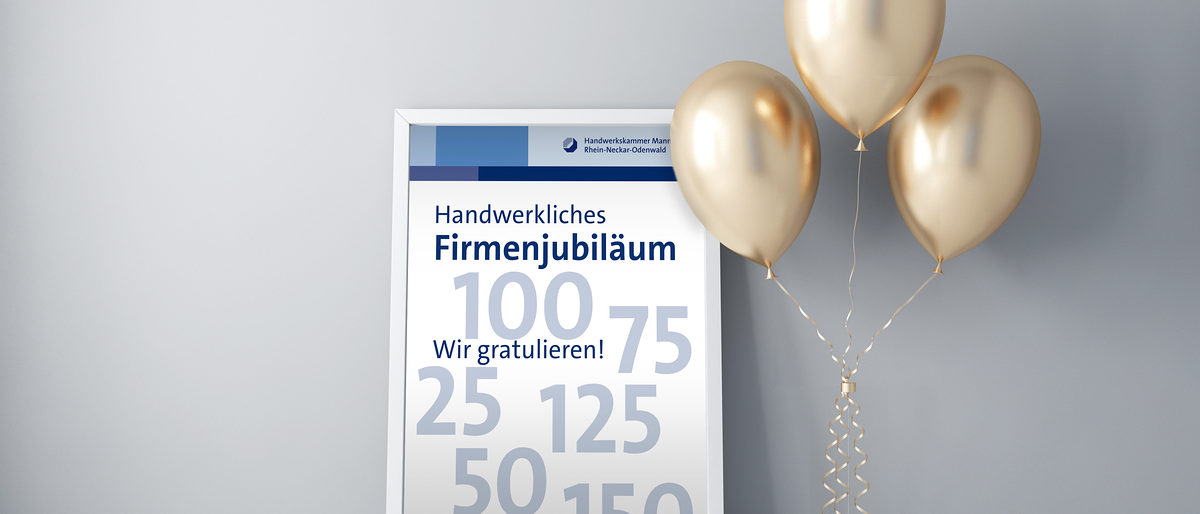©radmila85_AdobeStock Firmenjubiläum