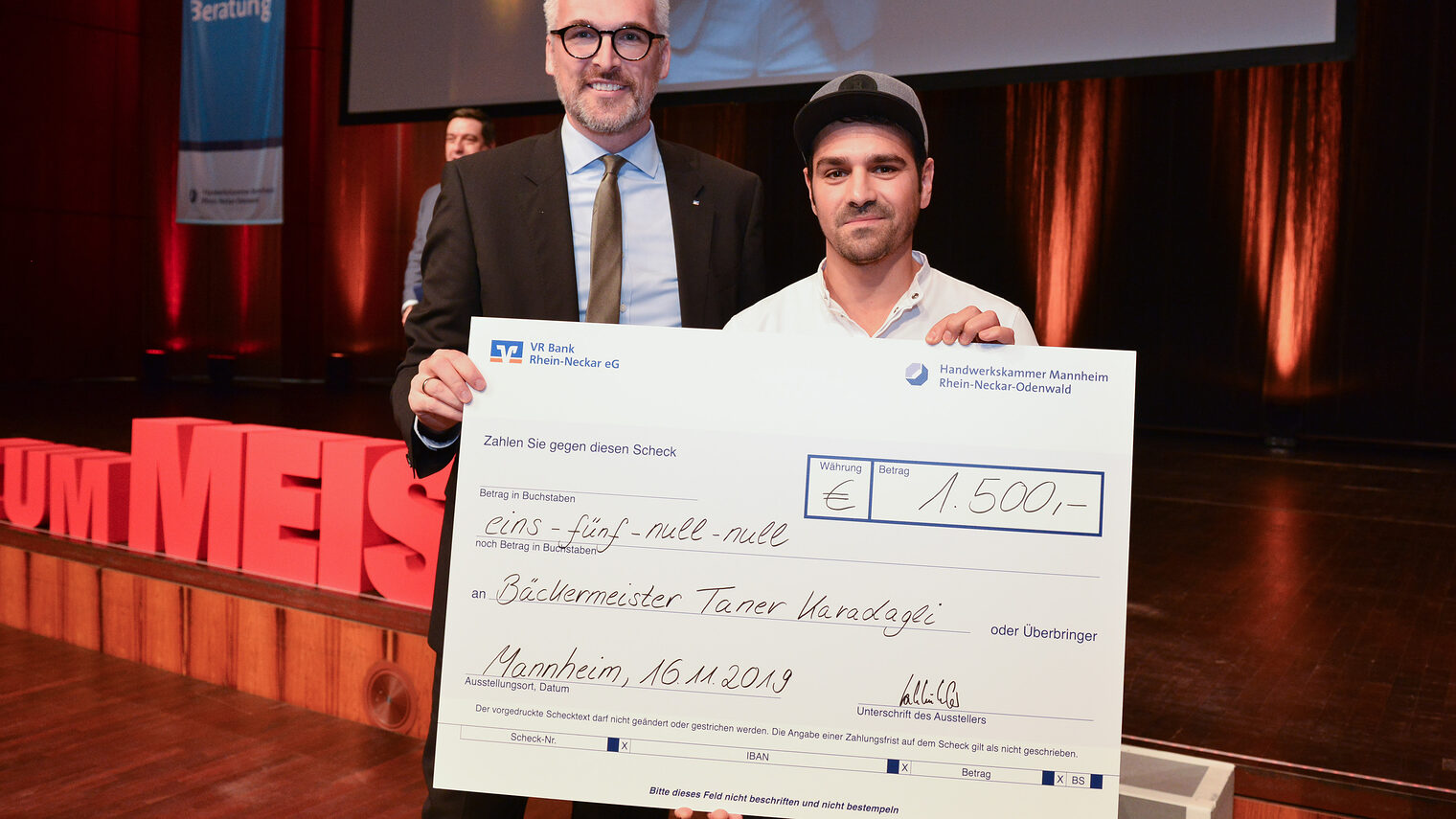 Meisterfeier 2019, Start, Up, Preis