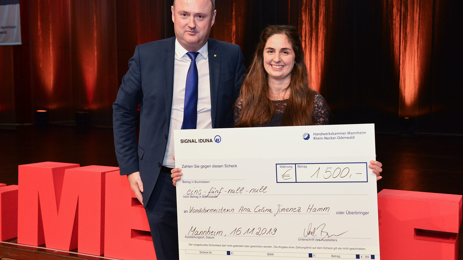 Meisterfeier 2019, Jahrgangsbeste, Konditormeisterin