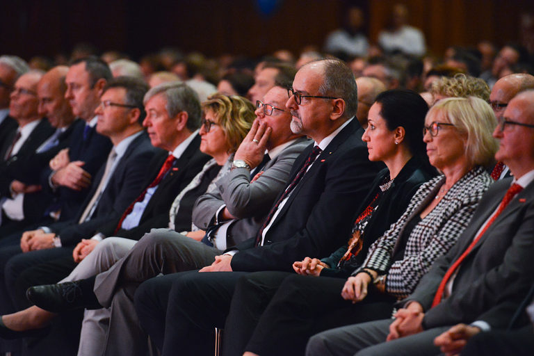 Publikum auf der Meisterfeier 2019