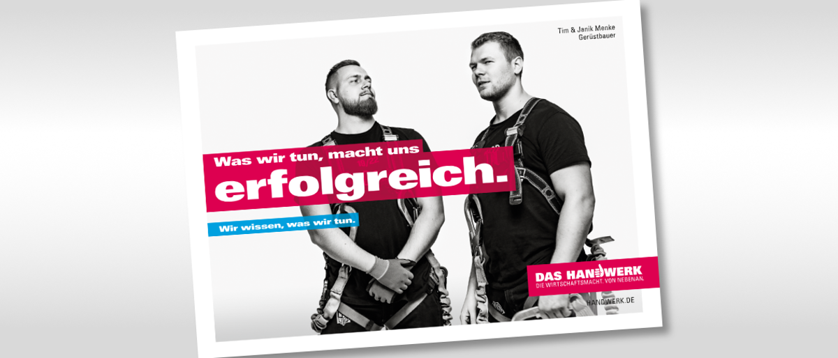 © Deutscher Handwerkskammertag (DHKT) e. V. Imagekampagne das Handwerk, Handwerkskammer Mannheim