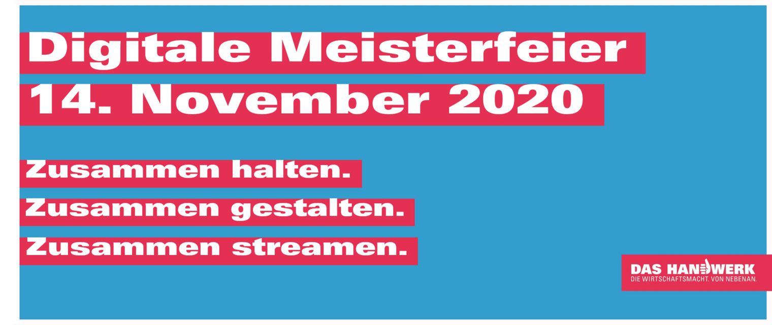 Digitale Meisterfeier, Meisterfeier Handwerkskammer Mannheim