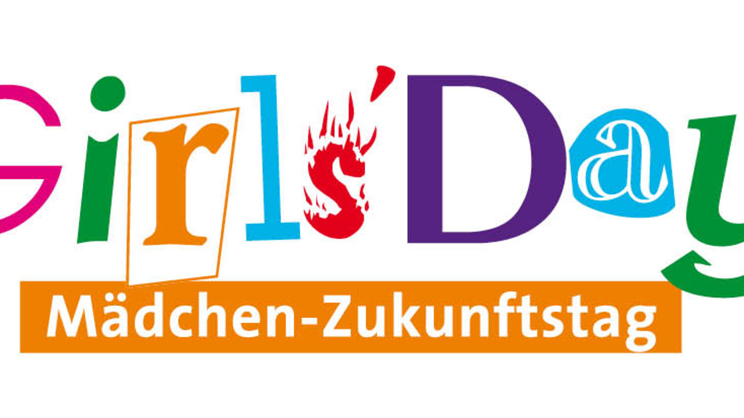 Ausbildungsberufe im Handwerk beim Girls Day kennenlernen, Logo von Girls Day 2021 in bunten Farben gehalten. 