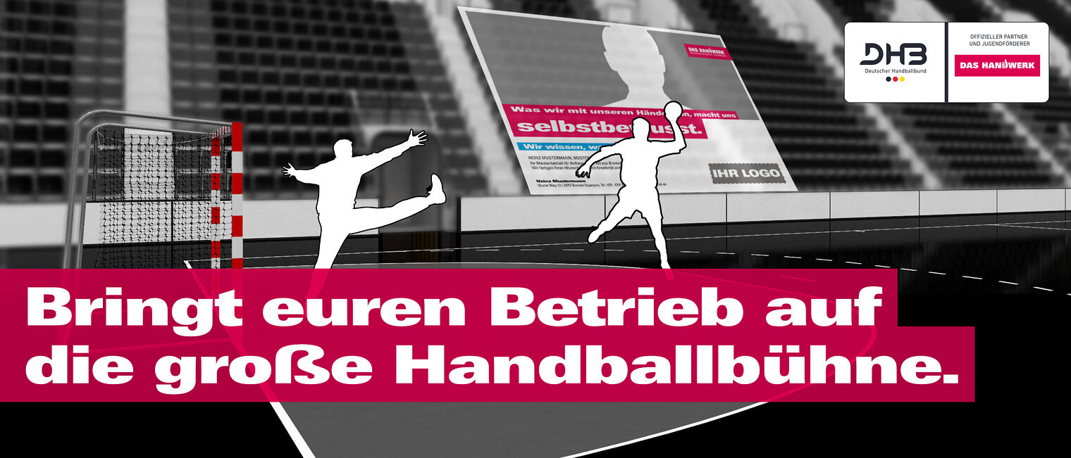 Titelmotiv Gewinnspiel Drei-Nationen-Turnier Handball-DHB Handwerk Titelmotiv Gewinnspiel Drei-Nationen-Turnier Handball-DHB Handwerk