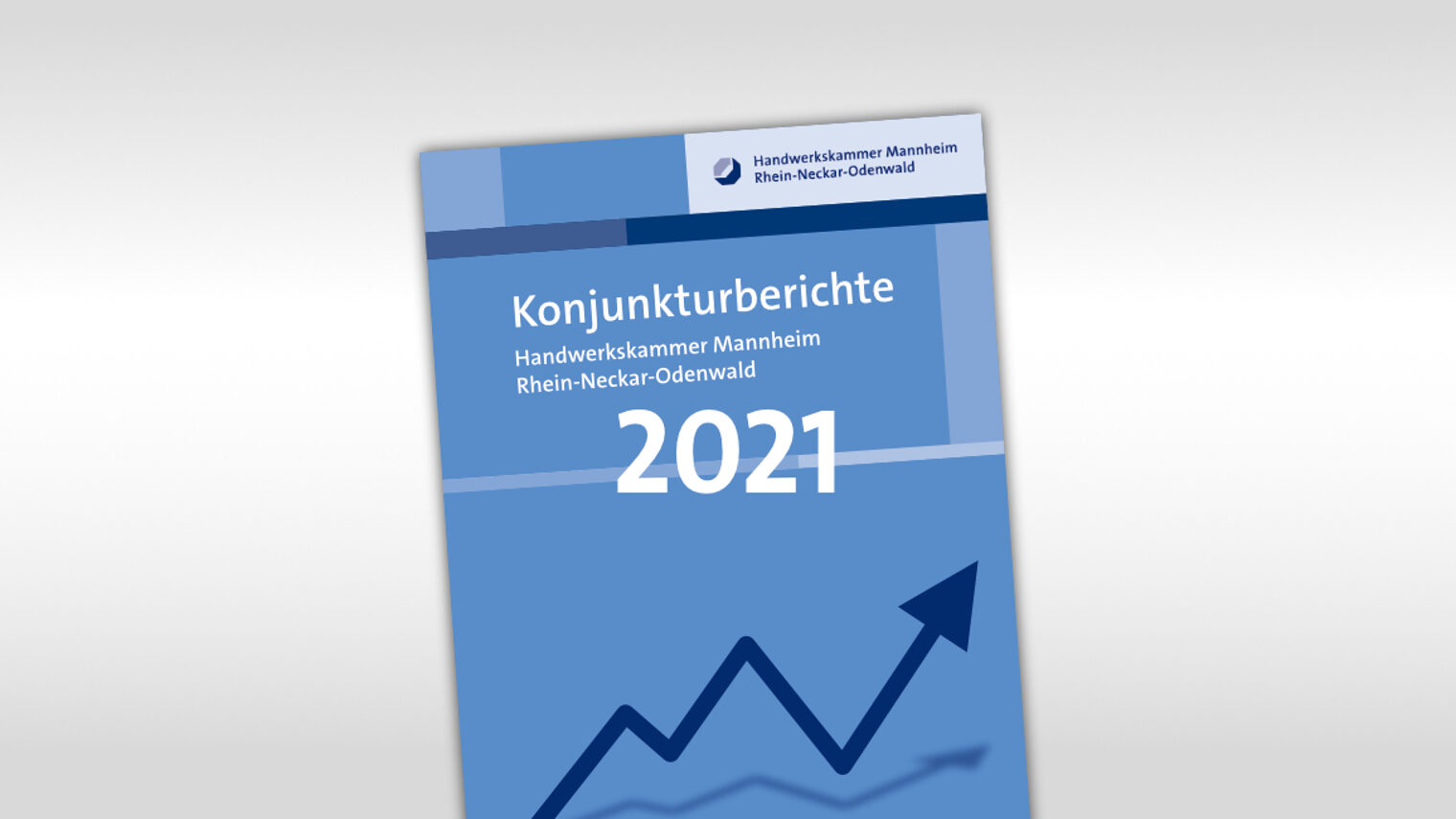 Titelmotiv Konjunkturbericht plus Jahreszahl 2021
