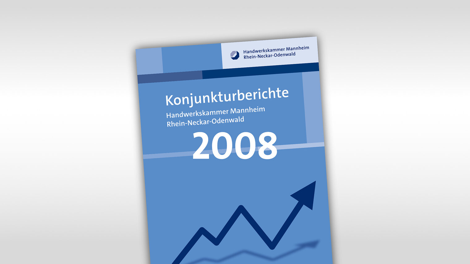 Titelmotiv Konjunkturbericht plus Jahreszahl 2008