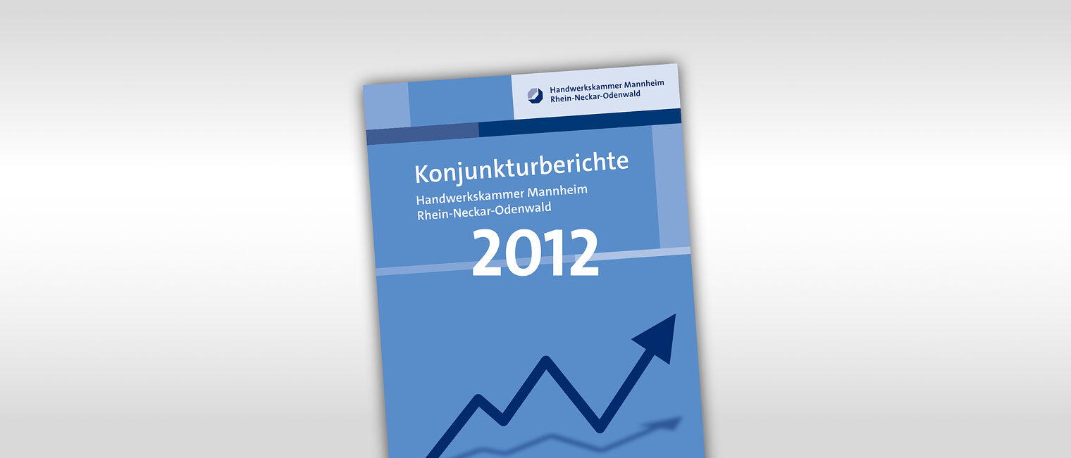 Titelmotiv Konjunkturbericht plus Jahreszahl 2012