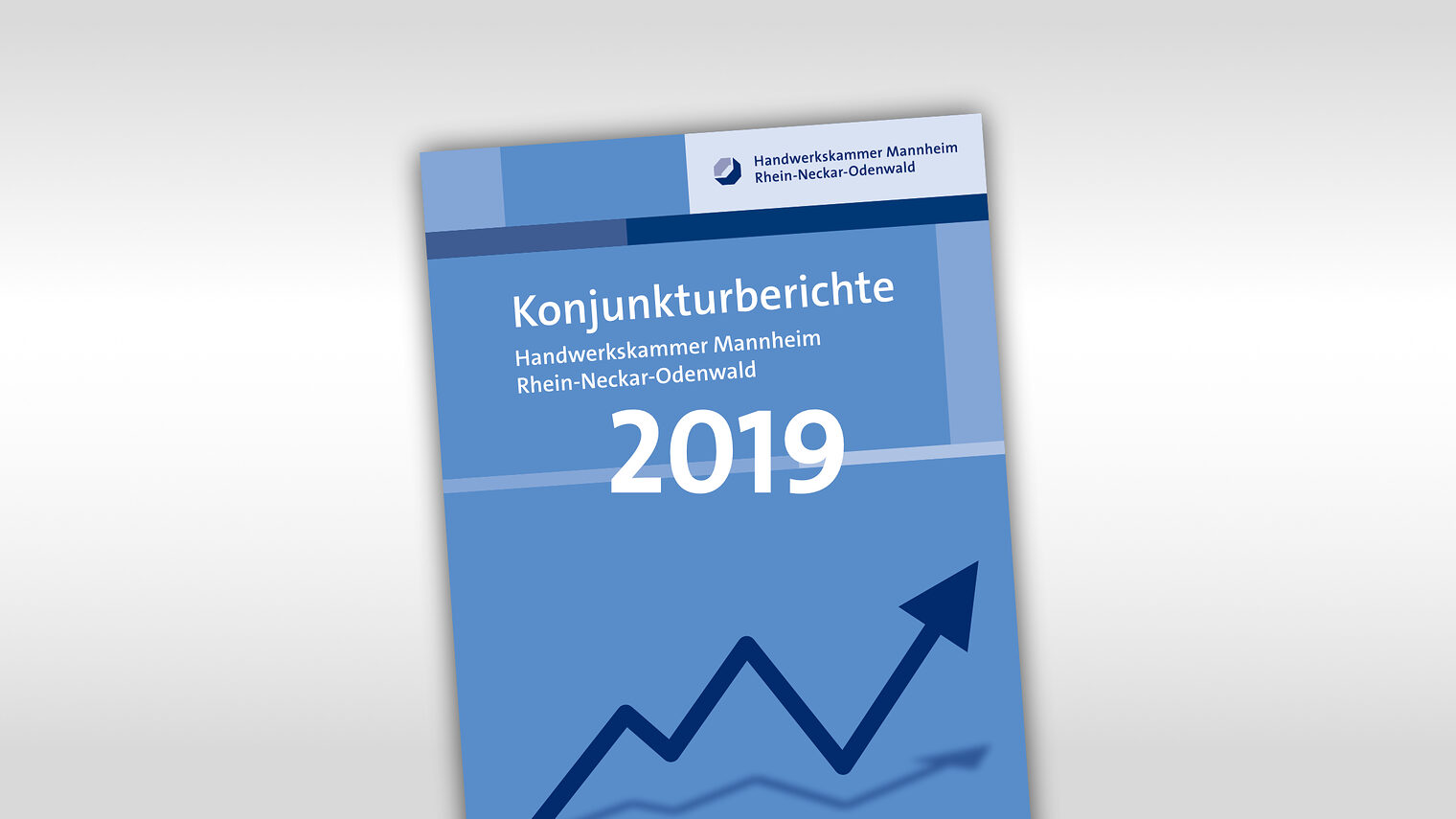 Titelmotiv Konjunkturbericht plus Jahreszahl 2019