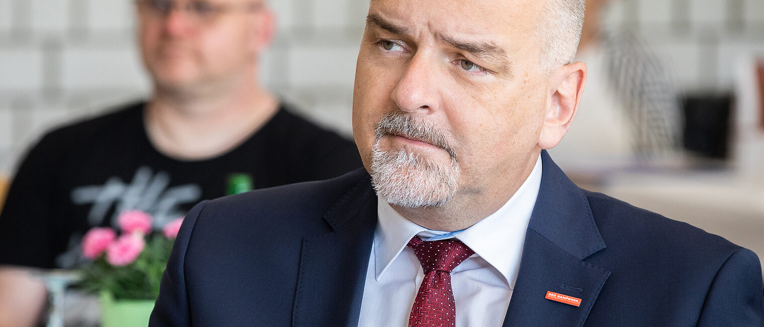 Goldene Meisterfeier 2022 - Hauptgeschäftsführer der Handwerkskammer Mannheim Rhein-Neckar-Odenwald Jens Brandt