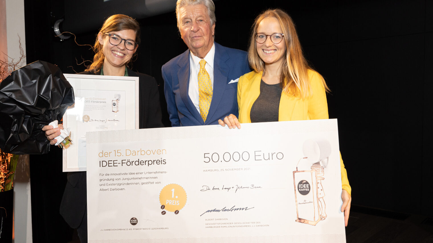  Preisträgerinnen beim IDEE-Förderpreis sind Dr. Anne Lamp und Johanna Baare