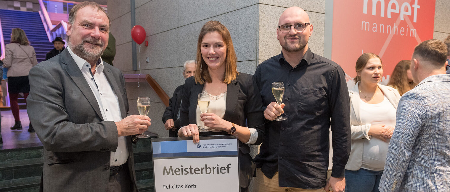 Meisterfeier 2023 - Konditormeisterin Felicitas Korb mit Familie