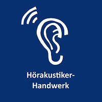 Ohr als Icon für das Hörakustiker-Handwerk. Über diese Kachel gelangen Sie zur Informationsseite für das Hörakustiker-Handwerk. 