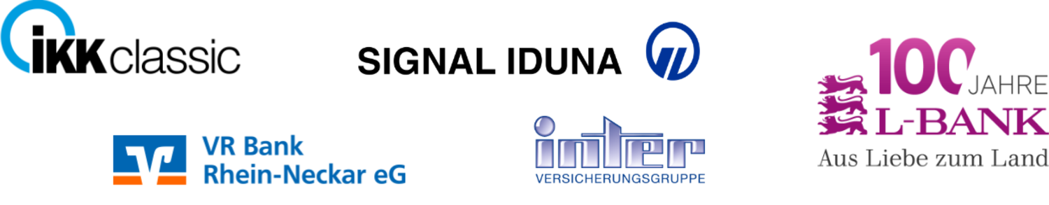 Logos der Sponsoren der Meisterfeier 2024