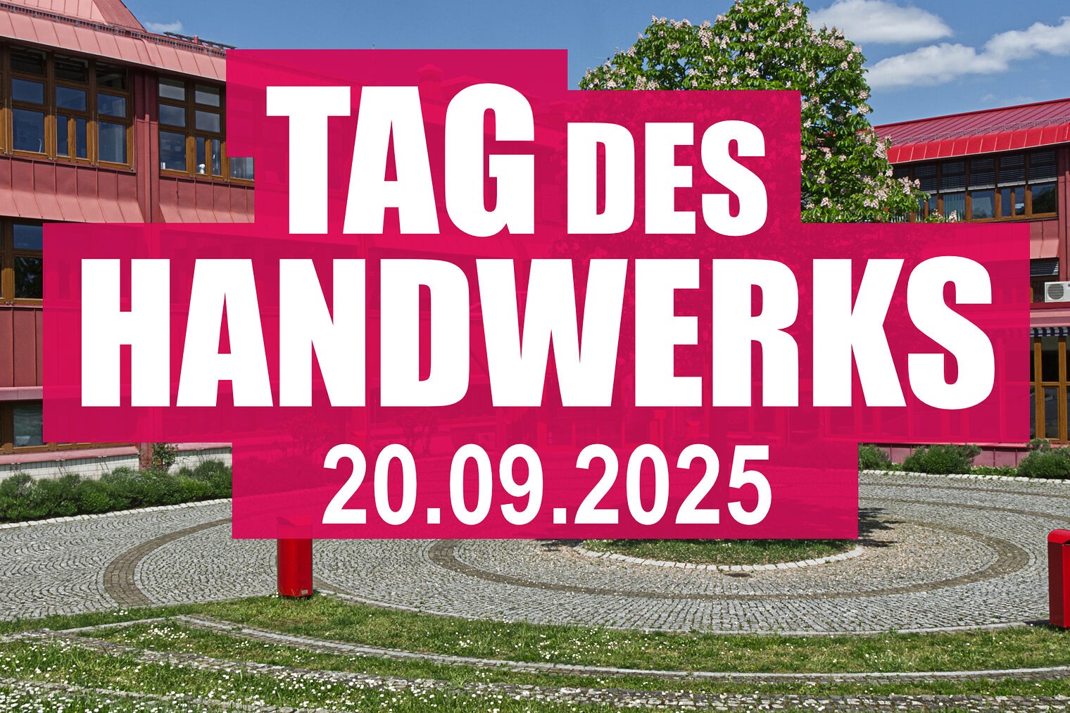 Tag des Handwerks Bild der Bildungsakademie mit dem Logo zum "Tag des Handwerks"