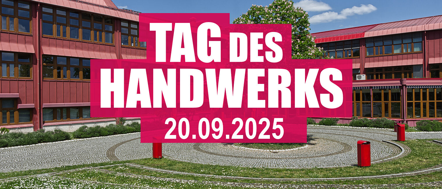 Tag des Handwerks Bild der Bildungsakademie mit dem Logo zum "Tag des Handwerks"