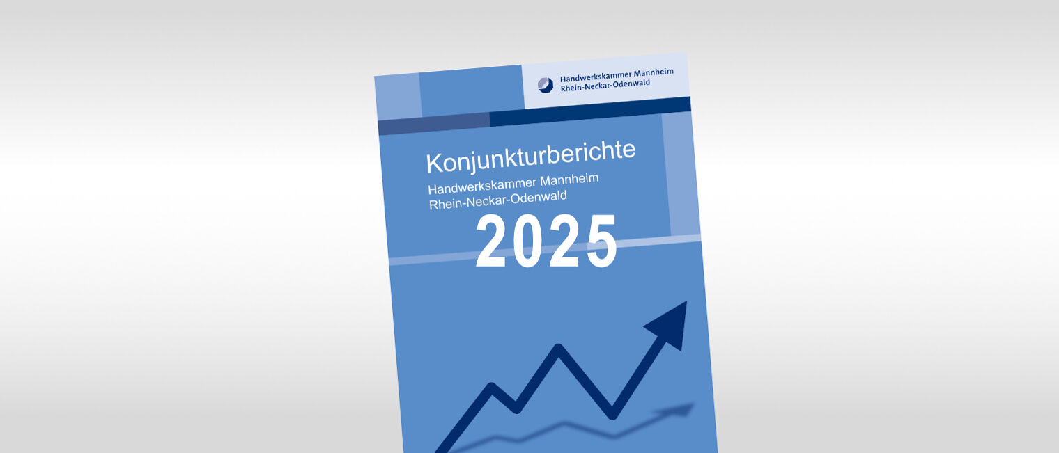 Titelmotiv Konjunkturbericht plus Jahreszahl 2025