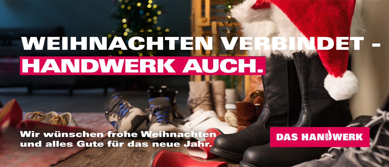 Weihnachtsmotiv aus der Imagekampagne des Deutschen Handwerks