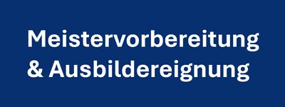 Auswahlfeld "Meistervorbereitung und Ausbildereignung"