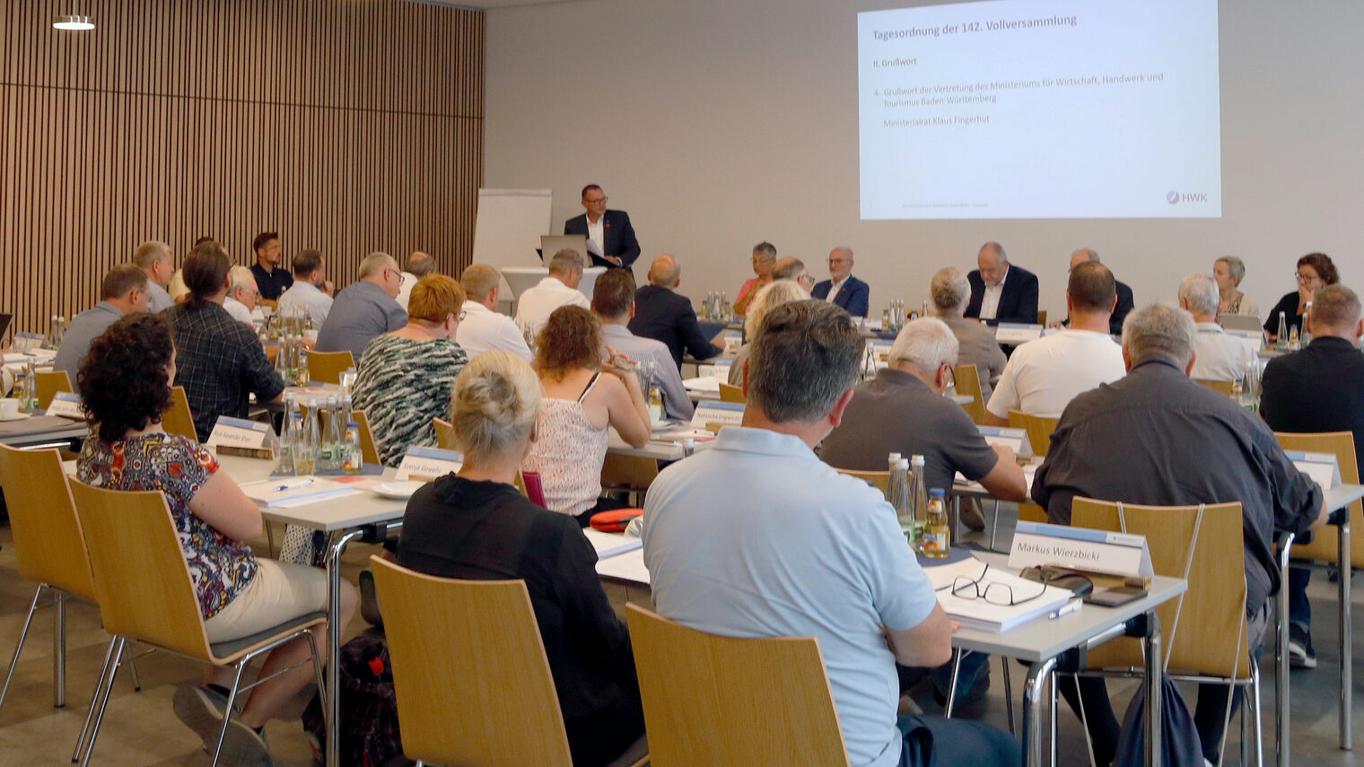 Das oberste Gremium der Handwerkskammer Mannheim Rhein-Neckar-Odenwald kam zu seiner 142. Sitzung zusammen. 